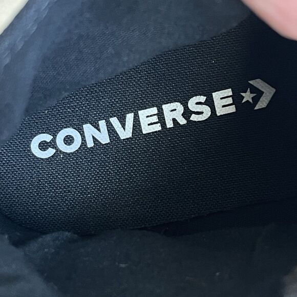 Converse All-Star High Top Sneakers Shoes All Black Unisex Mens 9 Womens 11 - Picture 14 of 16